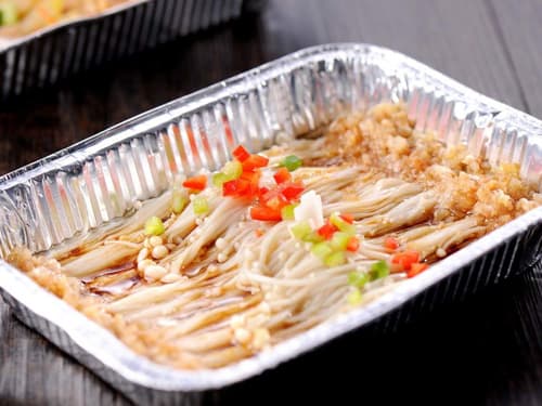 奎文锡纸烤金针菇
